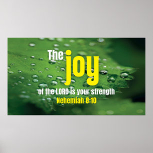 JOY OF THE LORD Christlich Frame Art for TV Poster