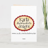 Joy of the Lord - Grußkarte Karte (Rückseite)