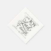 Joy of the Lord - Nehemiah 8:10 Serviette (Ecke)