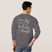 Joy of the Lord - Nehemiah 8:10 T-Shirt (Schwarz voll)