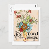 Joy of the Lord - Postcard Postkarte (Vorne/Hinten)