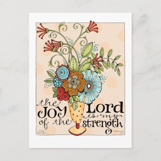 Joy of the Lord - Postcard Postkarte (Vorderseite)