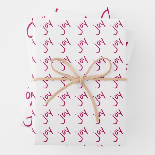 Joy on paper geschenkpapier set (Beispiel)