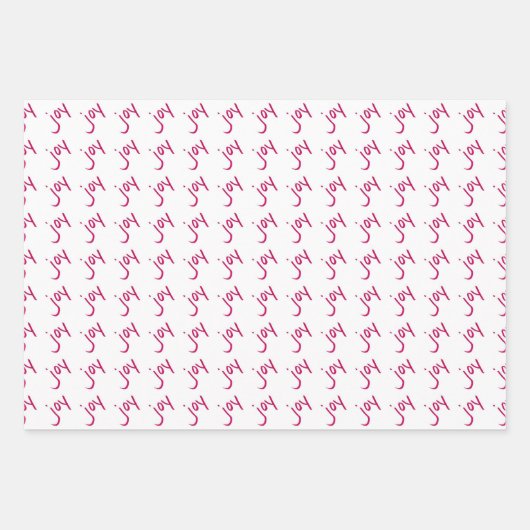 Joy on paper geschenkpapier set (Vorderseite)