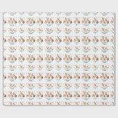 Joy Ornament Parade Geschenkpapier (Flach)