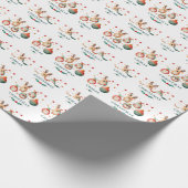 Joy Ornament Parade Geschenkpapier (Ecke)