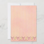 Joy-Paket: Rosa:Kinderdusche Einladung (Rückseite)