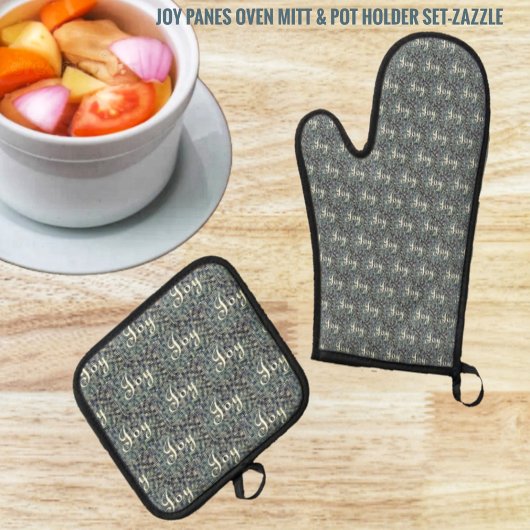 Joy Panes Ofenhandschuh & Topflappen-Set