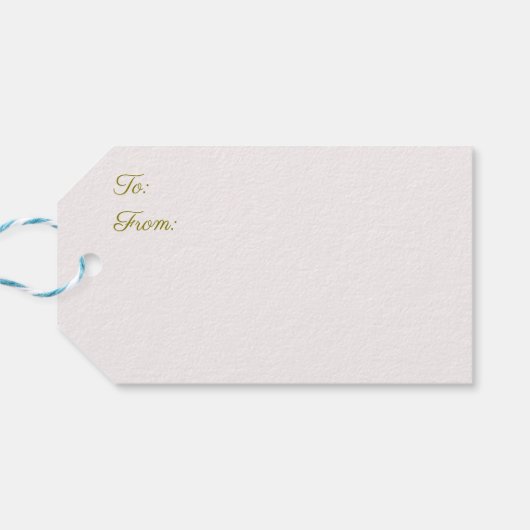 Joy Peace and Liebe Christmas Tree Card Geschenkanhänger (Rückseite Horizontal)