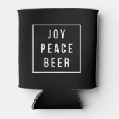 Joy Peace Beer | Funny Holiday Dosenkühler (Vorderseite)