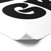 Joy Peace Latkes Grease Funny Jewish Hanukkah Gift Poster (Ecke)