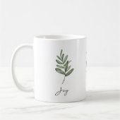 Joy Peace Liebe Botanical Coffee Tasse (Links)