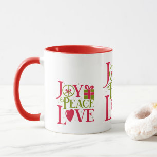 Joy Peace Liebe Tasse