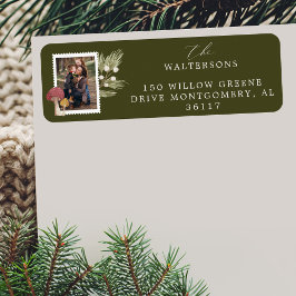 Joy Peace Liebe Watercolor Woodsy Mushrooms Foto