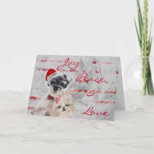 "Joy Peace & Liebe" Weihnachtsgrüße Feiertagskarte