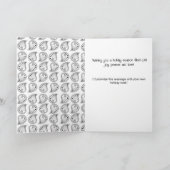 Joy Peace Love - Add Your Photo Karte (Innenseite)