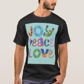 Joy , peace, love– Inspirational t shirt design (Vorderseite)