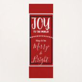 Joy Peace Red Yogamatte (Vorderseite)