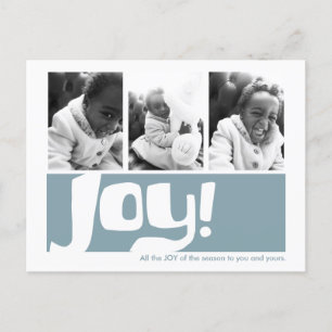 Joy & Peace Triptych Postcard Feiertagspostkarte