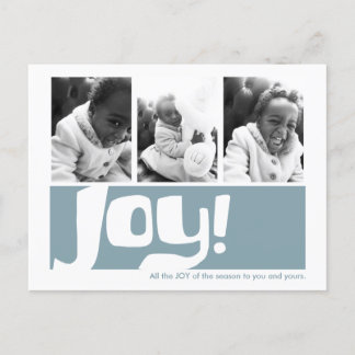 Joy & Peace Triptych Postcard Feiertagspostkarte