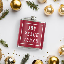 Joy Peace Vodka | Roter und weißer Urlaub