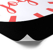Joy - Peppermint Weihnachten Poster (Ecke)
