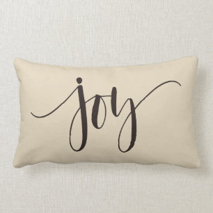 "Joy" Personalisierte Familie, Urlaub-2 Lendenkissen