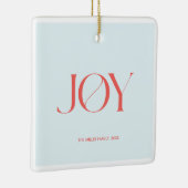 Joy | Personalisierte Weihnachtsschmuck (Rechts)