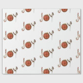 Joy personalisierte Zuckerrohr-Zierholz Geschenkpapier (Flach)