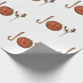 Joy personalisierte Zuckerrohr-Zierholz Geschenkpapier (Ecke)