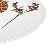 Joy personalisierte Zuckerrohr-Zierholz Schneidebrett (Ecke)