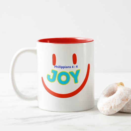 Joy ( Philippinen 4 : 4 ) Tasse & Cup (Mit Donut)