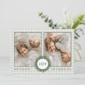 JOY Picture Frame Urlaubskarte Feiertagskarte (Stehend Vorderseite)