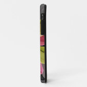 Joy, Pink Green Anthracite Fantasy Blume Fraktal Case-Mate iPhone Hülle (Hinten/Links)