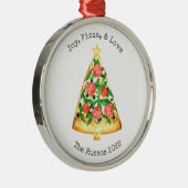 Joy Pizza Liebe Pizza Slice Keramik Ornament (Rechts)