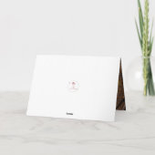 Joy Pizza Liebe Weihnachts-Fotos Karte (Rückseite)