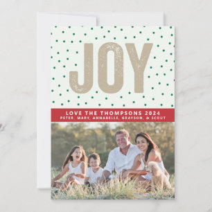 Joy Polka Punkt Feiertagskarte