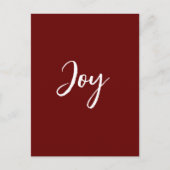 Joy Post Card Postkarte (Vorderseite)