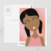 Joy Postcard Postkarte (Vorne/Hinten)