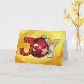 Joy  postkarte (Gelbe Blume)