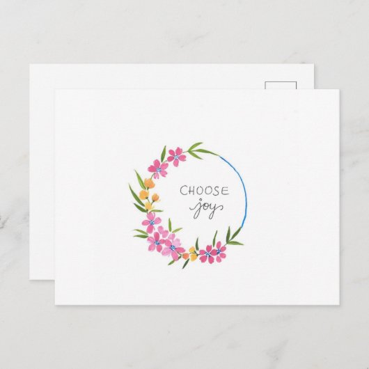 Joy Postkarte (Vorne/Hinten)