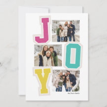 Joy preppy Patches Spaß pink drei Foto Weihnachten