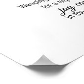 Joy Psalm 30:5 Sonnenblumen Foto Poster (Ecke)