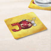 Joy  rechteckiger pappuntersetzer (angewinkelt)