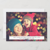 Joy Red and White 4 Foto Weihnachten (Rückseite)