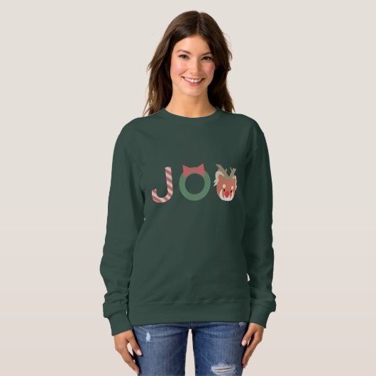 JOY Red Panda mit Rentier Headpiece Sweatshirt (Vorne ganz)