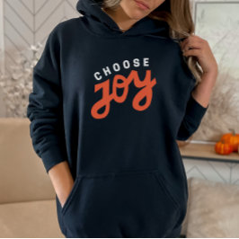Joy Retro Athletic Flair Christlich Womens Hoodie