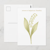 Joy Return Postkarte (Vorne/Hinten)