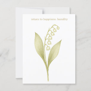 Joy Return Postkarte