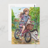 Joy Ride Postkarte (Vorne/Hinten)